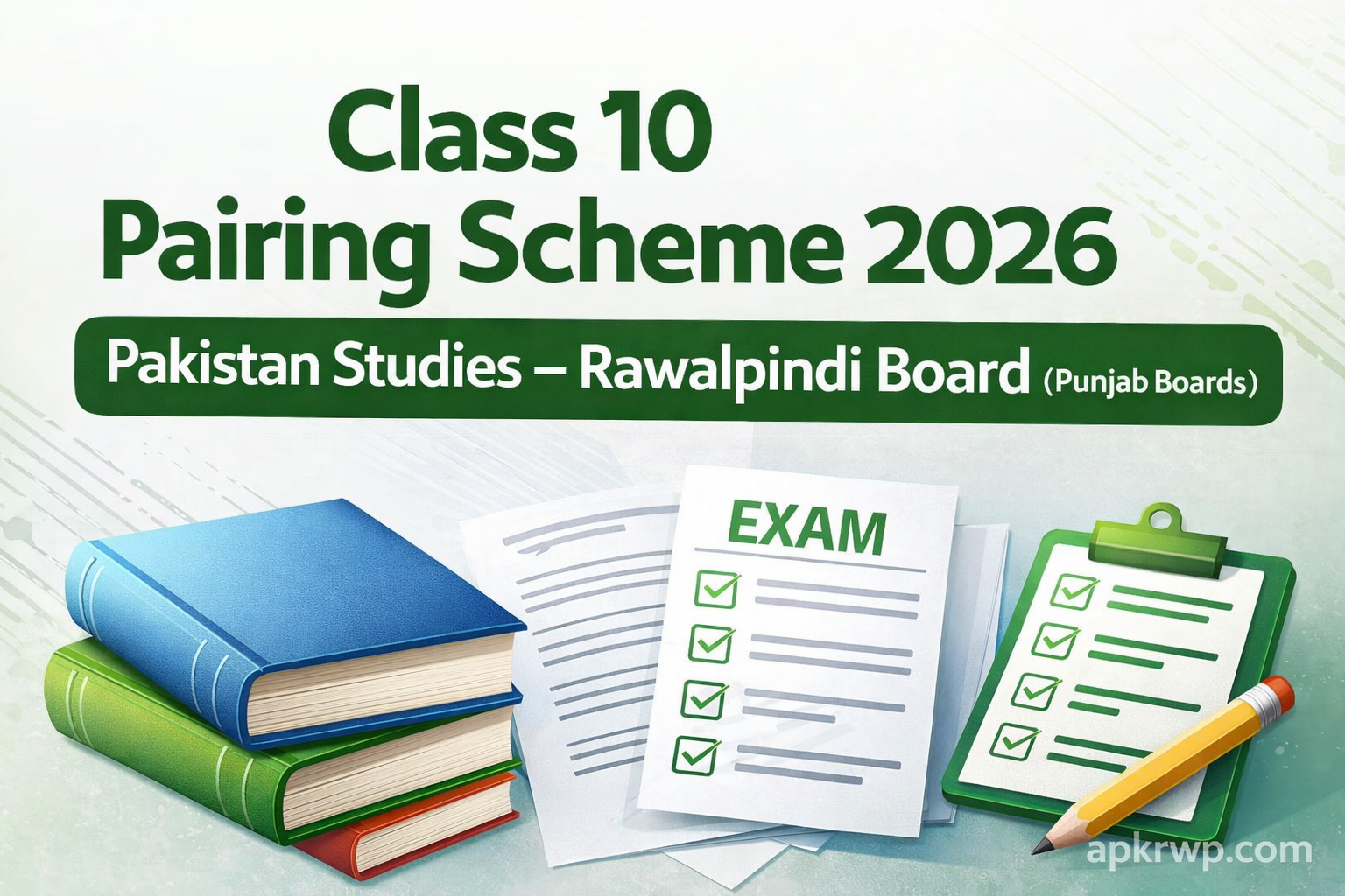Class 10 Pairing Scheme 2026 Pak Studies