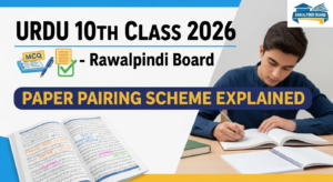 Urdu 10th Class Paper Pairing Scheme 2026