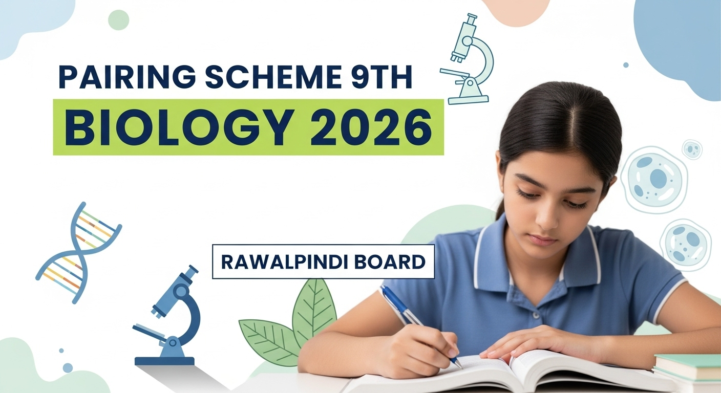 Pairing Scheme 9th Biology 2026 Rawalpindi Board