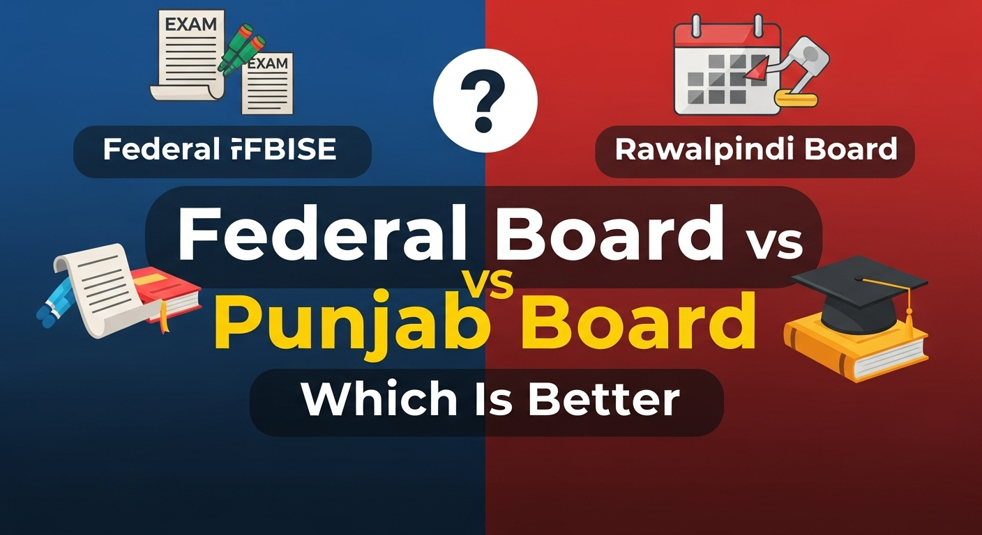 Difference Between Federal Board and Punjab Board